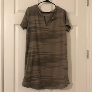 Z Supply Camo T Shirt Dress